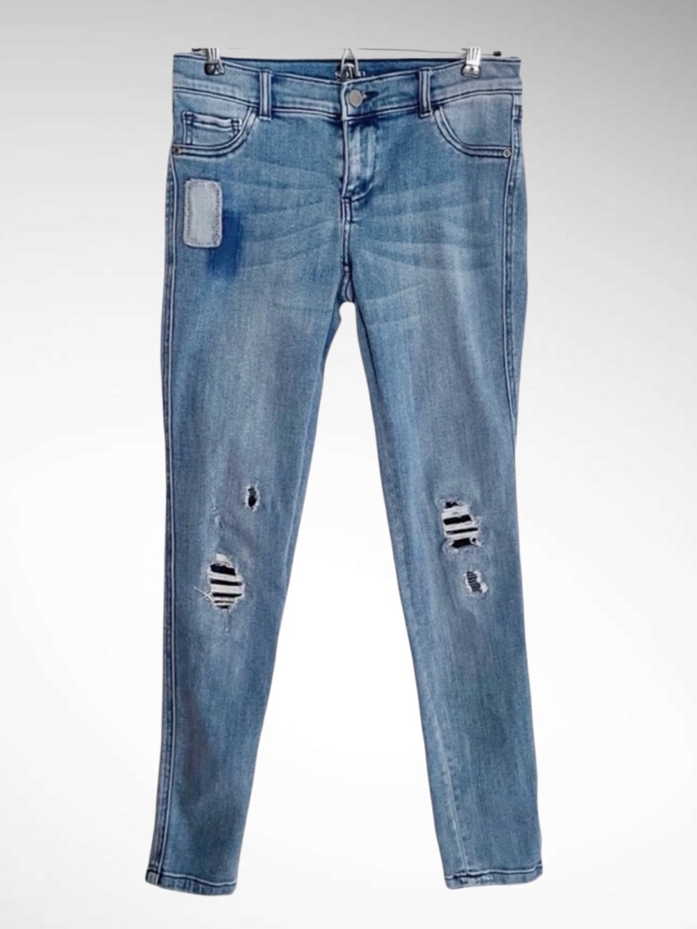 New York & Co SoHo Distressed Legging Jeans, Size 2